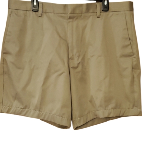 Dockers D4 Mens 38x30 Cotton Khaki Shorts Flat Front‎ - Picture 1 of 8
